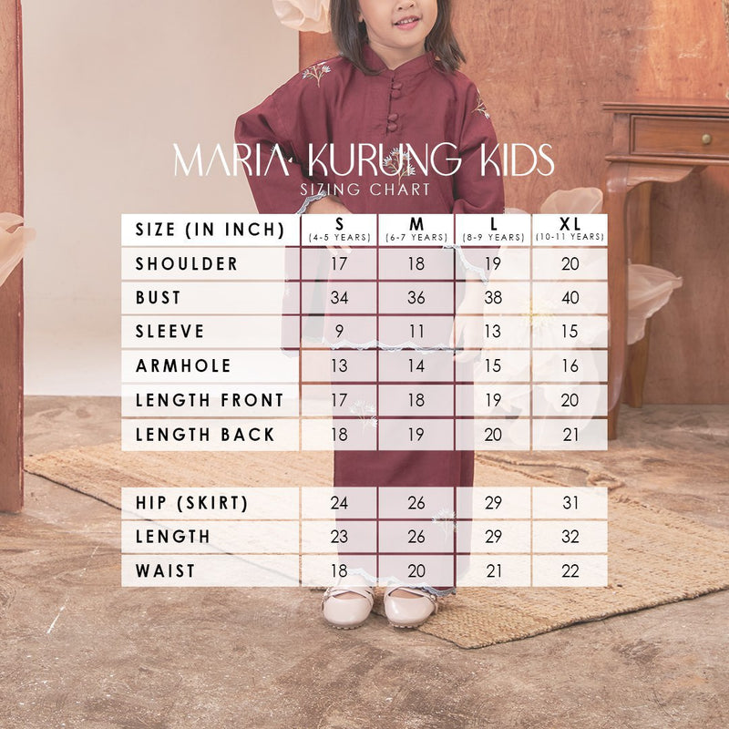 [PREORDER] Maria Sulam Kurung Kids