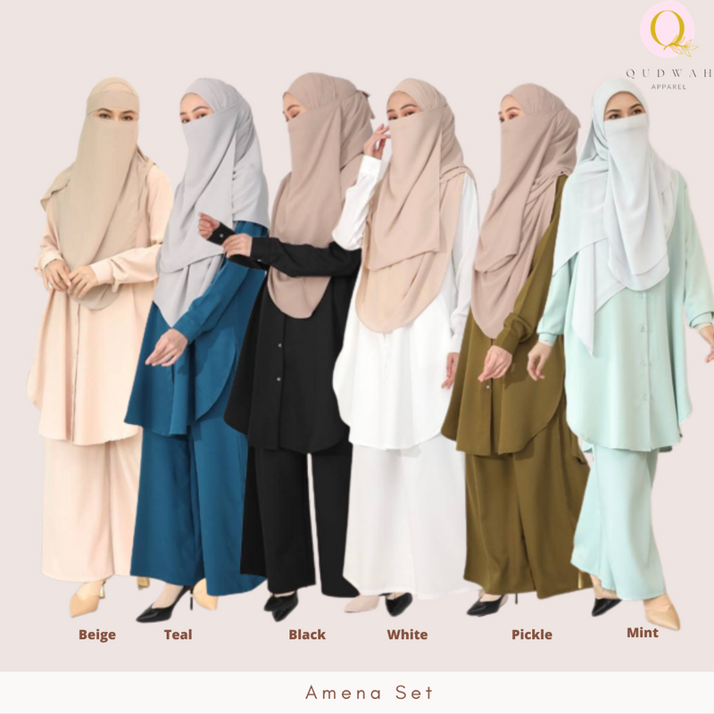 [INSTOCK] Amena Casual Set