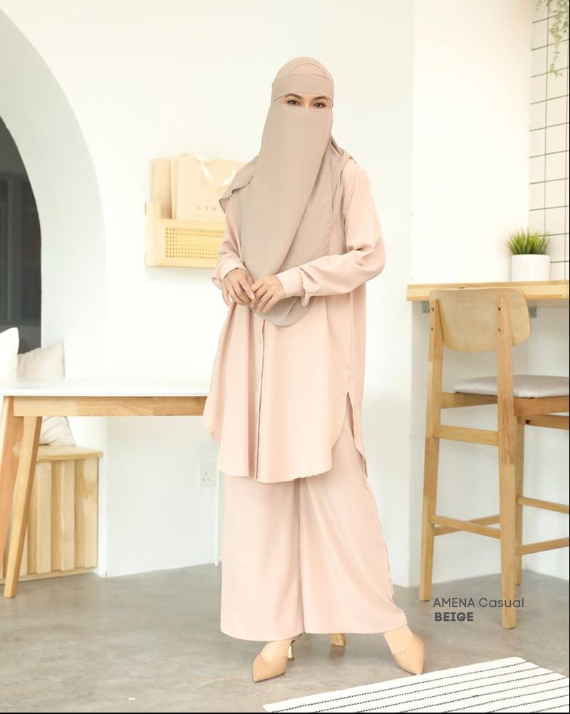 [INSTOCK] Amena Casual Set